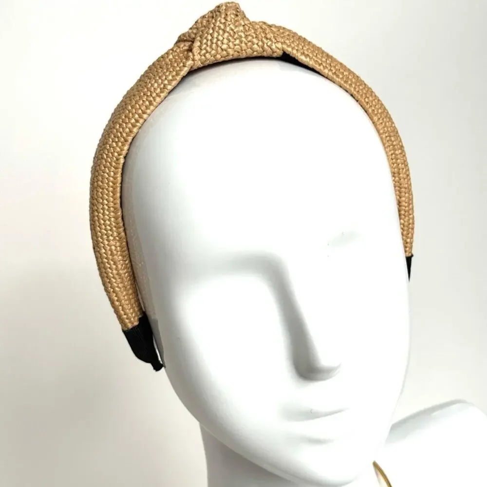 Women’s rare Eugenia Kim Rafia, knot headband Purchased at Henry Bendel/Like New